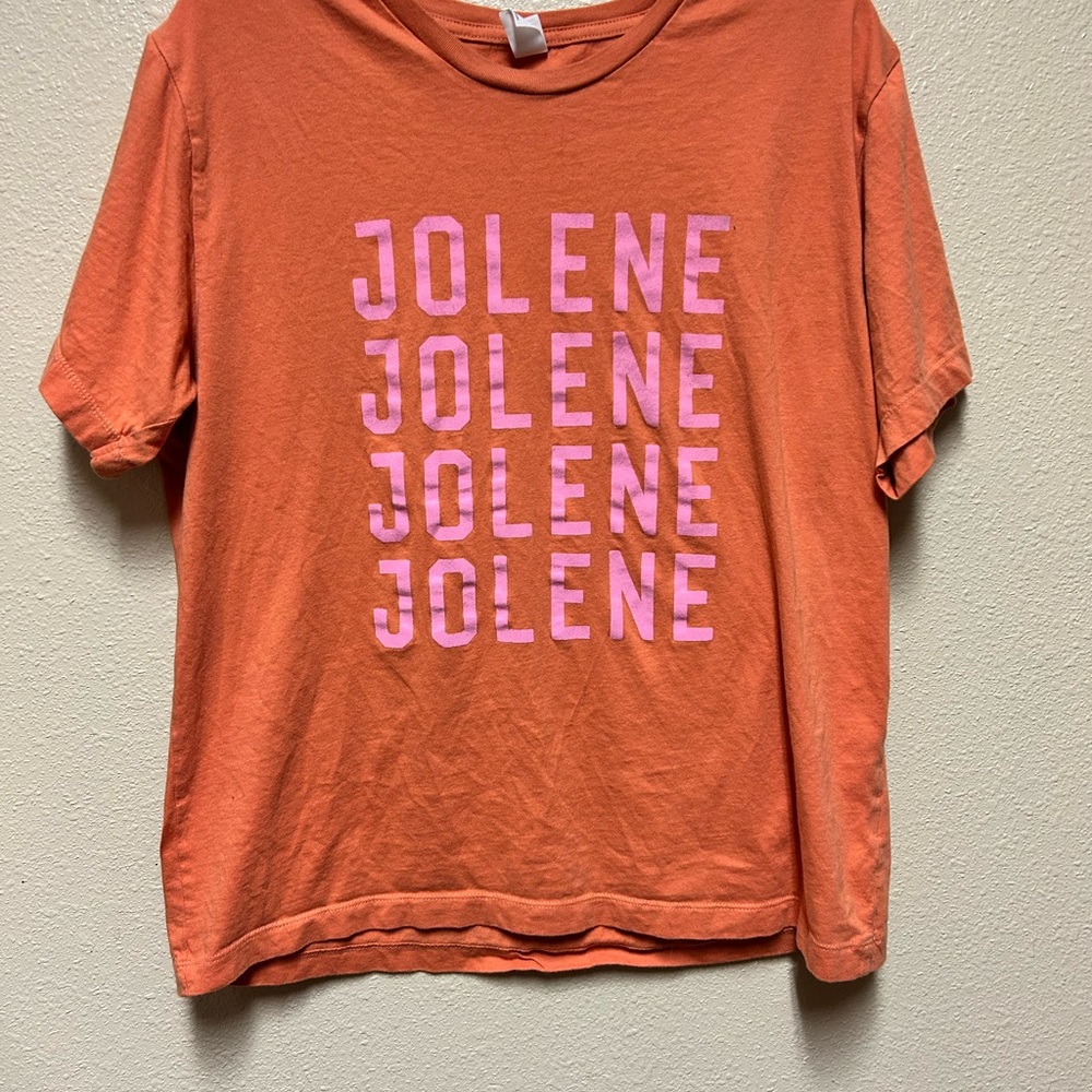 Charlie Southern Orange Tee with Pink Logo